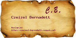 Czeizel Bernadett névjegykártya